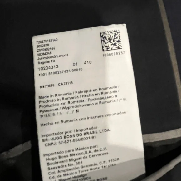 Hugo Boss 100% Virgin Wool Suit